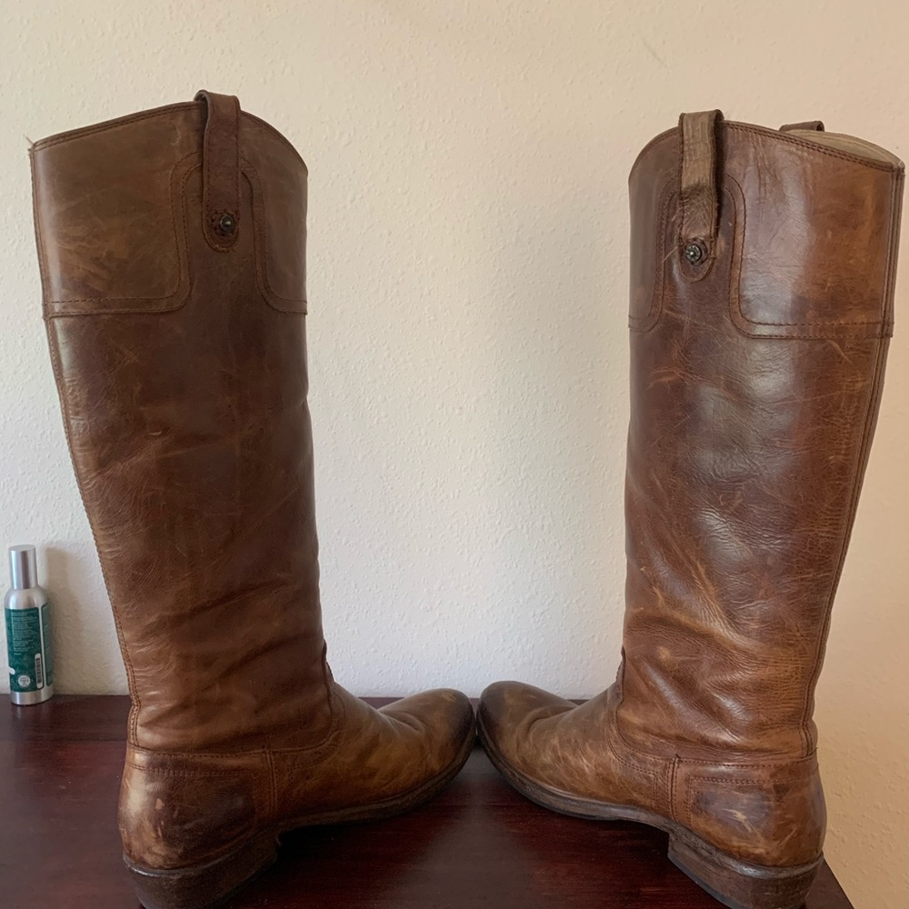 FRYE - Brown Leather Riding Boots